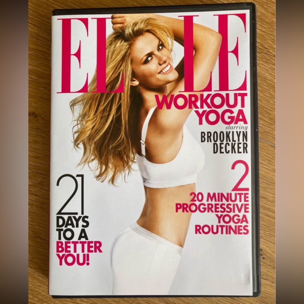 Elle yoga workout with Brooklyn Decker DVD